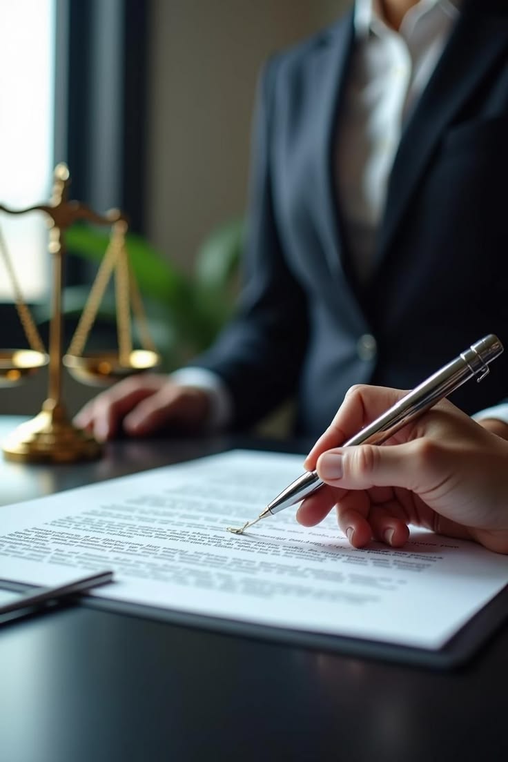 Atendimento jurídico no escritório